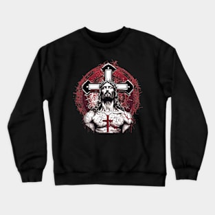 Jesus Christ the Judge of the Living and the Dead Crewneck Sweatshirt